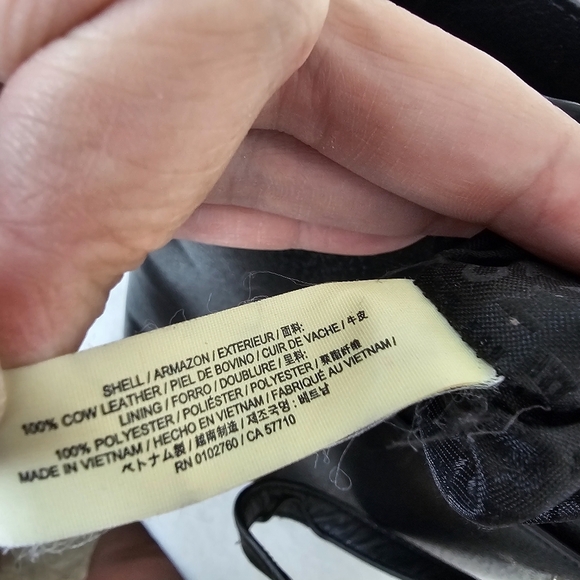 Kate Spade Black Leather Large Tote Shoulder Bag Work Purse - Picture 15 of 15